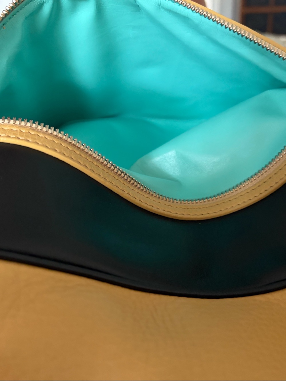 Tiffany & Co. Leather Color Block Tote - Picture 4 of 7